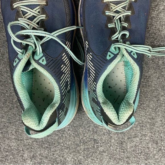 HOKA One One  W Bondi 5 Blue Athletic Running  Shoes size: 10 - Picture 3 of 11